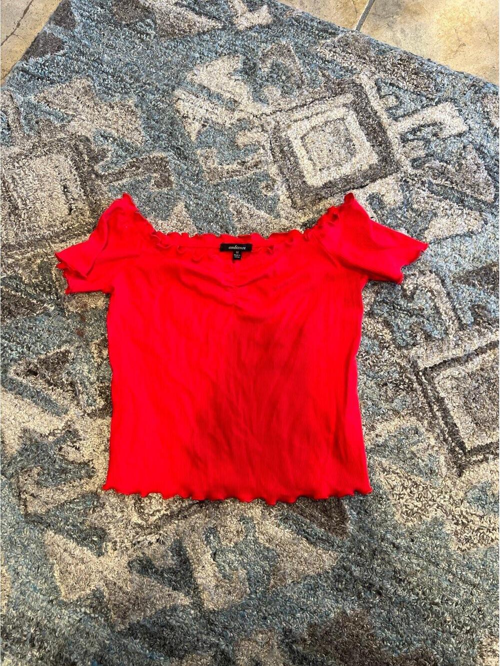 Ruffle crop top